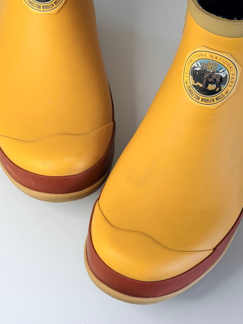 Pendleton Yellowstone National Park Rain Boots Women’s 10 Yellow - Picture 12 of 12